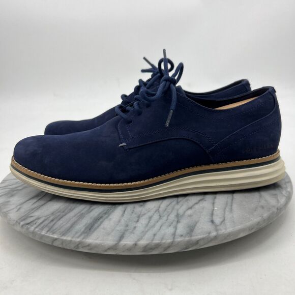 Cole Haan Shoes Mens 9.5 Navy OG Cloudfeel Energy Merid PT Oxford Nubuck Leather main image 8